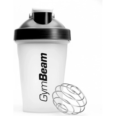 GymBeam Šejker Blend Bottle priesvitno-čierny 400 ml