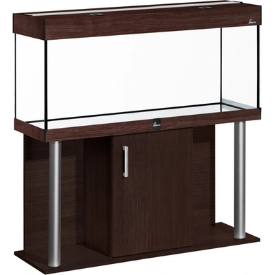 Diversa Comfort LED akvarijní set rovný hliník bílý 300 l