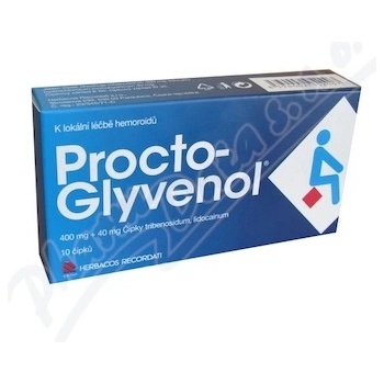 PROCTO-GLYVENOL RCT 400MG/40MG SUP 10