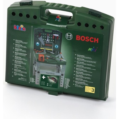 Klein Bosch 8676 pracovní stůl Bosch v kufr s aku šroubovákem