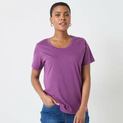 Blancheporte Tričko s krátkymi rukávmi fialová