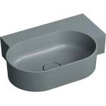 Omnires Ovo M+ 55x38 cm right matt ash gray (OVO555UWPAG)
