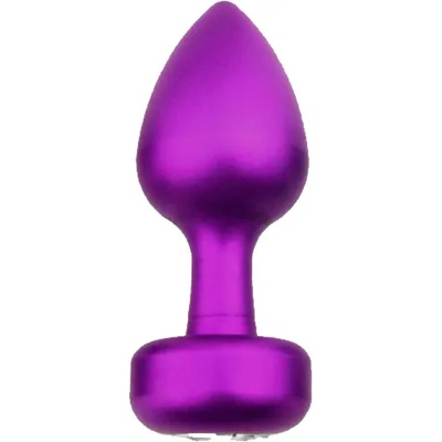 X Fun Алуминиево дилдо Butt Plug "SENSUAL PURPLE" 7 см