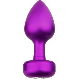 X Fun Алуминиево дилдо Butt Plug "SENSUAL PURPLE" 7 см