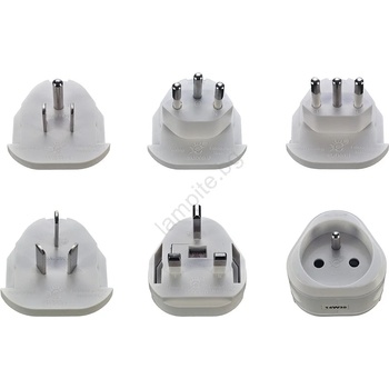 Image 1 of Solight PA20 - Универсален адаптер за пътуване със сменяеми приставки 100-250V (SL0241)