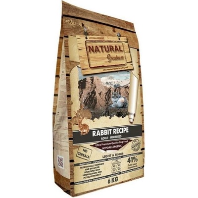 Natural Greatness Rabbit Recipe Mini Adult & Senior & Light králík 6 kg