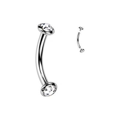 Šperky4U piercing do obočí titan TIT1381-C