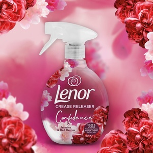 Lenor Ruby Jasmine и средство за отстраняване на гънки по дрехите 500мл (8иу8)