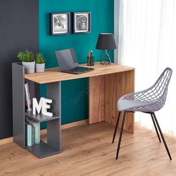 Halmar Бюро COZYRA, дъб Wotan/антрацит (HA0213)