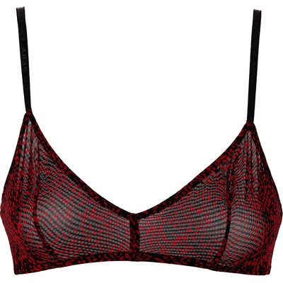 DKNY Mesh red snake print podprsenka