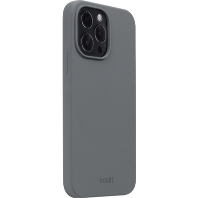 Holdit Гръб Holdit Silicone Case за iPhone 14 ProMax - Space Gray (7330985157738)