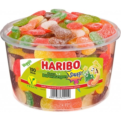 Haribo Kyselé medvědí jazýčky box 1350 g