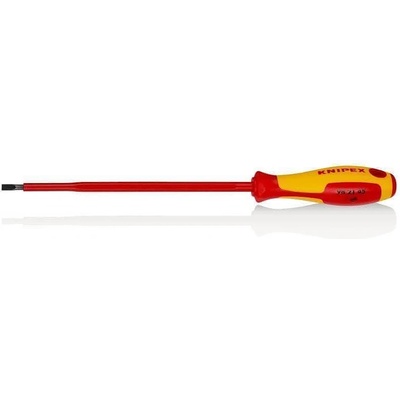 KNIPEX Отвертка шлиц 4.5, VDE 1000V жълто-червена ръкохватка 287мм, Knipex (K982145)