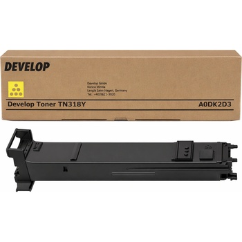 Develop TN-318Y A0DK2D3 жълт (yellow) оригинален тонер (A0DK2D3)