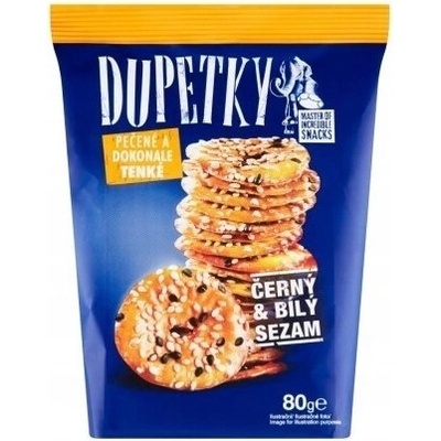 Dupetky s čiernym a bielym sezamom 80 g