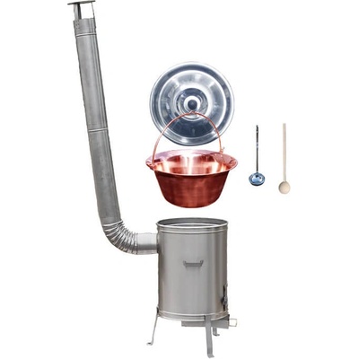 Green Home kotlík na guláš meď 1,2 mm 14 l, pokrievka nerez 41 cm INOX – Hledejceny.cz