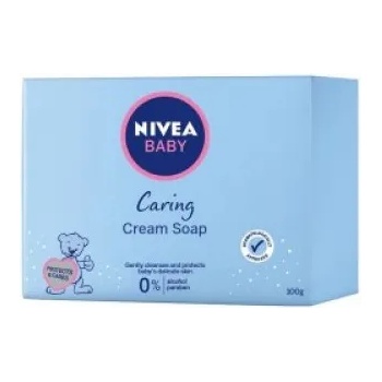 Image 1 of Nivea Baby Caring Нежен подхранващ крем сапун 100гр