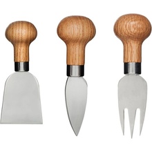 Sagaform Sada nožov na syr SAGAFORM Oval Oak Cheese Set 3 ks