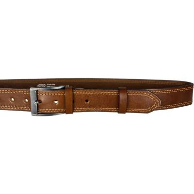 Penny Belts Kožený opasek F7-2-48 hnědý
