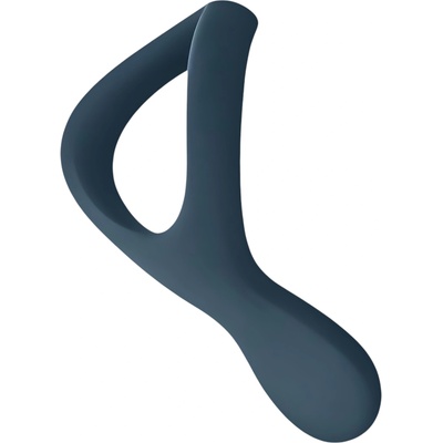 Boners - силиконов пенис ринг (сив)