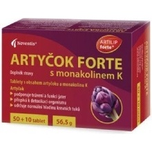 Artyčok Forte s monakolinem K 50+10 tablet