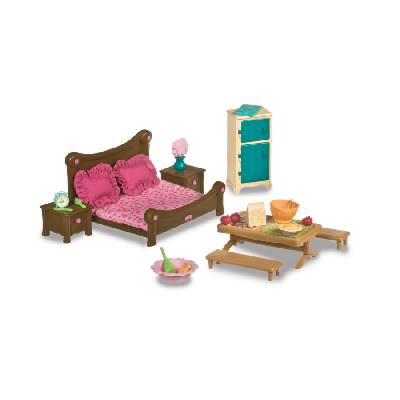 Li’l Woodzeez - комплект за игра - спалня и столова