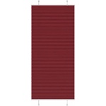 vidaXL Плисирана щора, бордо червена, 85x200 см, ширина на плата 84, 4 см, полиестер (4015259)