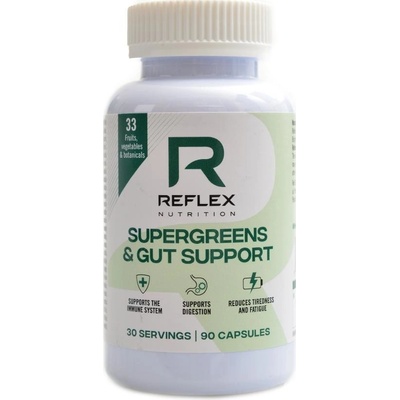 Reflex SuperGreens & Gut Support 90 kapsúl
