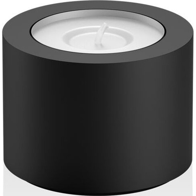 Decor Walther Свещник за чаена свещ Stone черен мат (0972560)