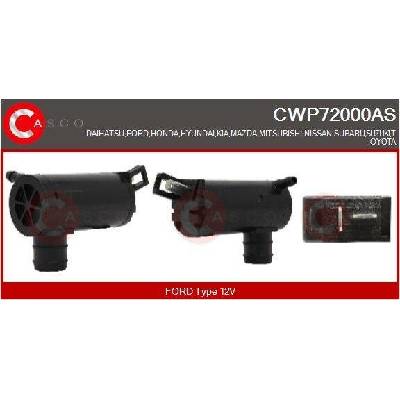 Vodní čerpadlo ostřikovače, čistění skel CASCO CWP72000AS