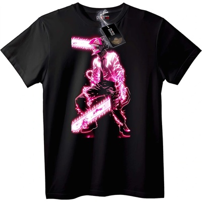 NOONEBRAND Тениска Неонов Chainsaw Man - XL, Black