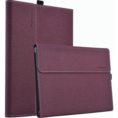Vsetkonamobil 86569 CLEVER Zaklápací obal pre Microsoft Surface Pro 10 bordový