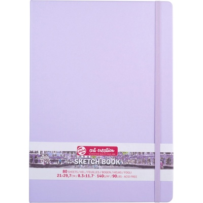Talens Art Creation Sketchbook v pevnej väzbe Pastel Violet 21 x 29,7