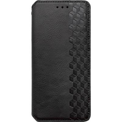 Púzdro mobilNET knižkové Samsung Galaxy S22 Plus, čierne, Pattern
