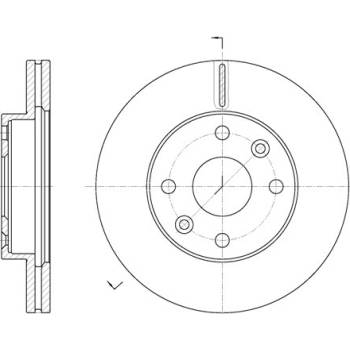 Brzdový kotúč REMSA 61116.10