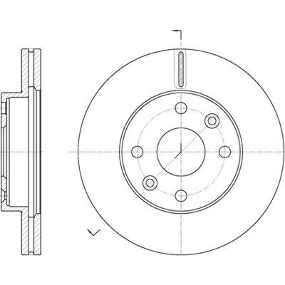 Brzdový kotúč REMSA 61116.10