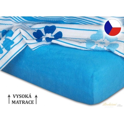 Dadka Froté prostěradlo denim 90x200x25
