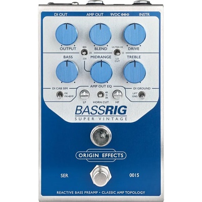 Origin Effects Bassrig Предусилвател и Rack усилвател