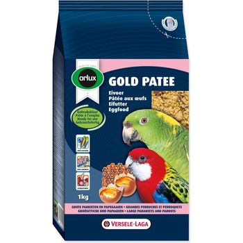 Versele-Laga Gold Patee Parakeet and Parrots - мека яйчна храна за средни и големи папагали 1kg