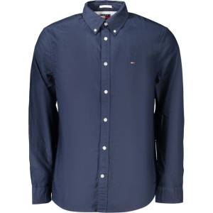 Tommy Hilfiger Мъжка риза с дълъг ръкав tommy hilfiger, Размер l, Цвят Синьо (dm0dm23711_blc1g)