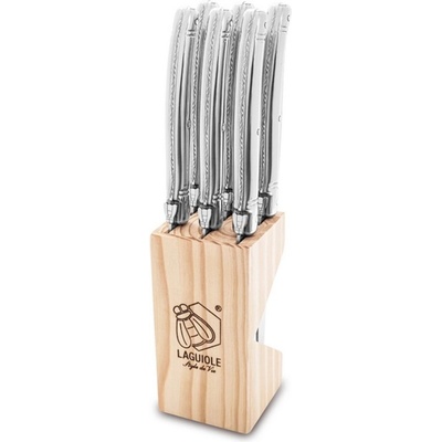 Laguiole Style de Vie Premium sada steakových nožů nerezová rukojeť 6 ks