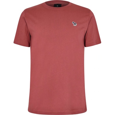 PS Paul Smith Тениска PS Paul Smith Men's Regular Fit Zebra Crew-neck T-Shirt - Maroon 23C