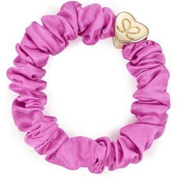 By Eloise London Silk Scrunchie Gold Heart гривна / ластик за коса