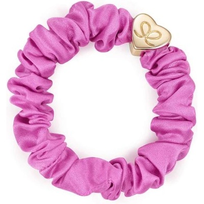 By Eloise London Silk Scrunchie Gold Heart гривна / ластик за коса