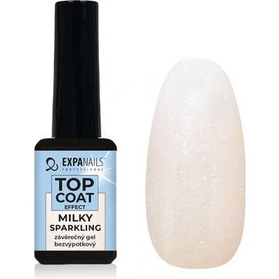 Expa nails expanails Uv Led gel top coat effect milky sparkling 11 ml