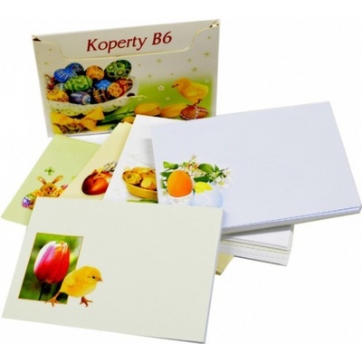 Obálka B6 125x176mm MIX Velikonoční, KB6 WLSW 214