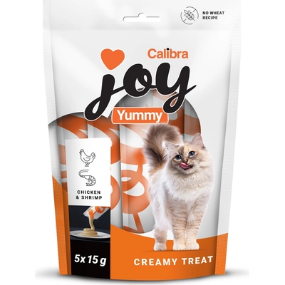 Calibra Joy Cat Yummy Chicken & Shrimp Treat 5 x 15 g