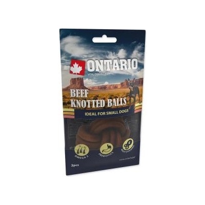 Ontario Rawhide Snack Ball 3,75 cm 2ks