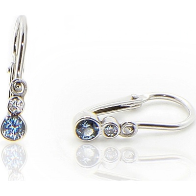 Jan Kos jewellery zlaté náušnice se zirkony 31507455