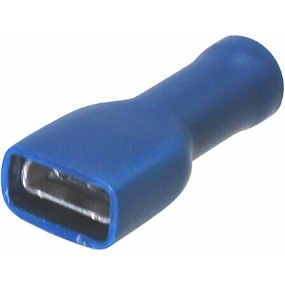 Faston konektor 6,3 mm - izolovaný modrý